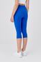 Push Up High Waist Capri Leggings Cobalt Blue - 2