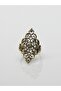 Filigree Embroidered Antique Antique Adjustable Women's Ring - 4