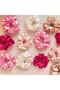 10 Colorful Women's Mixed Satin Hair Rubber Band Set Of 10 Colorful Women's Satin Hair Elastic Ties - 6