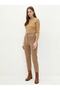 Women's High Waist Standard Fit Straight Pants (S2)