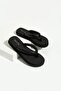 Olivia Black Soft Flip-Flop Women's Beach Slippers Flipflops - 4