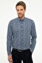Men's Navy Blue Slim Fit Shirt G021GL004.000.861809