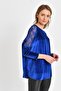 Shoulder Detailed Velvet Blouse Parliament BDM2510 - 3