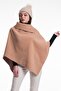 Women's Camel Poncho 70257 - 6