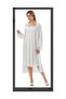 Duchesse 2200 Ecru Color Pregnant Maternity Nightgown Dressing Gown Set 2200 - 2