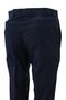 Men's Navy Blue Pipe Leg Classic Cut Fabric Trousers - 6