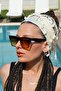 Bh Db006 Brown Patterned Women's Sunglasses - 2