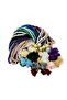 99 Glass Pearl Prayer Rosary with 10 Roses - 2