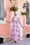 Full Length Prism Pattern Dress - 3