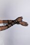 Plain Long Costume Gloves And Costume Voilet Set - 6