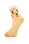 Pack of 6 Women's Pineapple Patterned Colorful Quality College Socks - 8