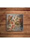 Greek God and Mythology Themed Natural Stone Travertine Coasters Set of 4 - 2