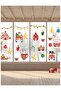 Christmas Ornaments, Snowmen, Stars Themed Decorative Glass Labels - 2