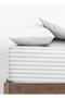 Single Cotton/Satin Elastic Sheet Set (100X200+30Cm+50X70 Y.Cover) 2-Piece Set