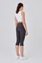 Push Up High Waist Recovery Capri Leggings Smoked - 3