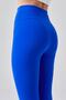 Push Up High Waist Capri Leggings Cobalt Blue - 5