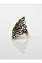 Filigree Embroidered Antique Antique Adjustable Women's Ring - 5