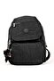Women's Backpack Crinkle Large size Cover-black