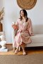 Adult Patterned Muslin Bathrobe, Special Design 100% Cotton 3 Layers Double Sided - 3
