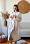 Adult Kimono Bathrobe, 100% Cotton 4 Layers Multi Muslin