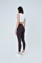 Push Up Soft High Waist Lifting Leggings Dark Brown - 3