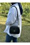 Black Adjustable Women's Shoulder and Messenger Bag Daily Stylish Use Gift Mother Bag