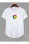 Floral Printed Original Unisex Summer T-Shirt - 3