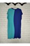 o-neck, low sleeve, All viscose cotton, lycra slim dress - 2
