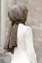 Women's Luxury Medina Silk Shawl Beige-4