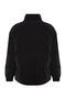 Siyah Oversize Fit Dik Yaka Kışlık Şişme Mont TMNAW24MO00012 - 9