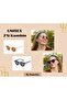 Unisex 2-Piece Combination UV400 Protected Sunglasses (cream-black) (Lancement Price) - 7