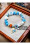 Glass Basement Bead Charm Murano Evil Eye Bead Bracelet Evil Eye Beaded Bracelet - 2