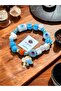 Glass Basement Bead Charm Murano Evil Eye Bead Bracelet Evil Eye Beaded Bracelet - 3