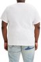 Men's Relaxed White T-Shirt, Batwing Logo A2082-0132 - 4