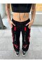 Y2k Touz Chain Street Wear Tactical Cargo Pocketed Oversized Unisex Trousers - 5