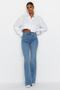Light Blue High Waist Flare Jeans TWOAW24JE00087