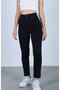Black Mom Jean Jeans High Waist Stretchy Lycra