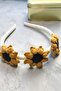 Sunflower Knitted Buckle Set - 6