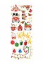 Christmas Ornaments, Snowmen, Stars Themed Decorative Glass Labels - 4