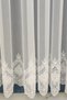 Tulle Curtain Linen Look Floor Does Not Require Ironing New Season Skirt Embroidered 1 x 2 Sparsely Pleated Tulle Curtain - 4
