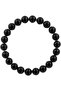 Black Agate Natural Stone Bracelet 8 mm AA Quality - 2