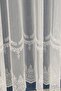 Tulle Curtain with Sprinkle Pattern New Season Linen Look Floor Does Not Require Ironing 1 x 2 Sparse Pleated Tulle Curtain - 3