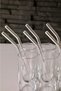 Transparent 6-Piece Curved Glass Straw Cleaning Brush, Heat Resistant Straw and Brush - 3