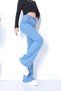 Estonian Light Blue (ice) Spanish Leg Jeans Women's Colorfast Extra Lycra High Waist (OPPARATOR)