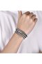 DBG9797 Men's Leather Bracelets Bangles black white Jewelry - 3