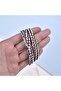 DBG9797 Men's Leather Bracelets Bangles black white Jewelry - 4