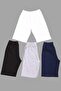 Set of 4 Girls' Basic Cotton and Lycra Short Summer Tights