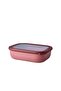 Multi Bowl Cirqula Rectangular Rose Gold Food Container 2000 ml