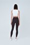 Push Up Soft High Waist Lifting Leggings Dark Brown - 2