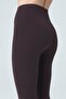Push Up Soft High Waist Lifting Leggings Dark Brown - 5